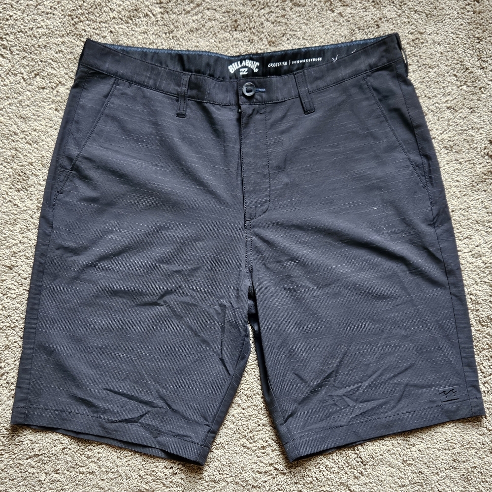 Billabong Black Cargo Pants Lightweight Design